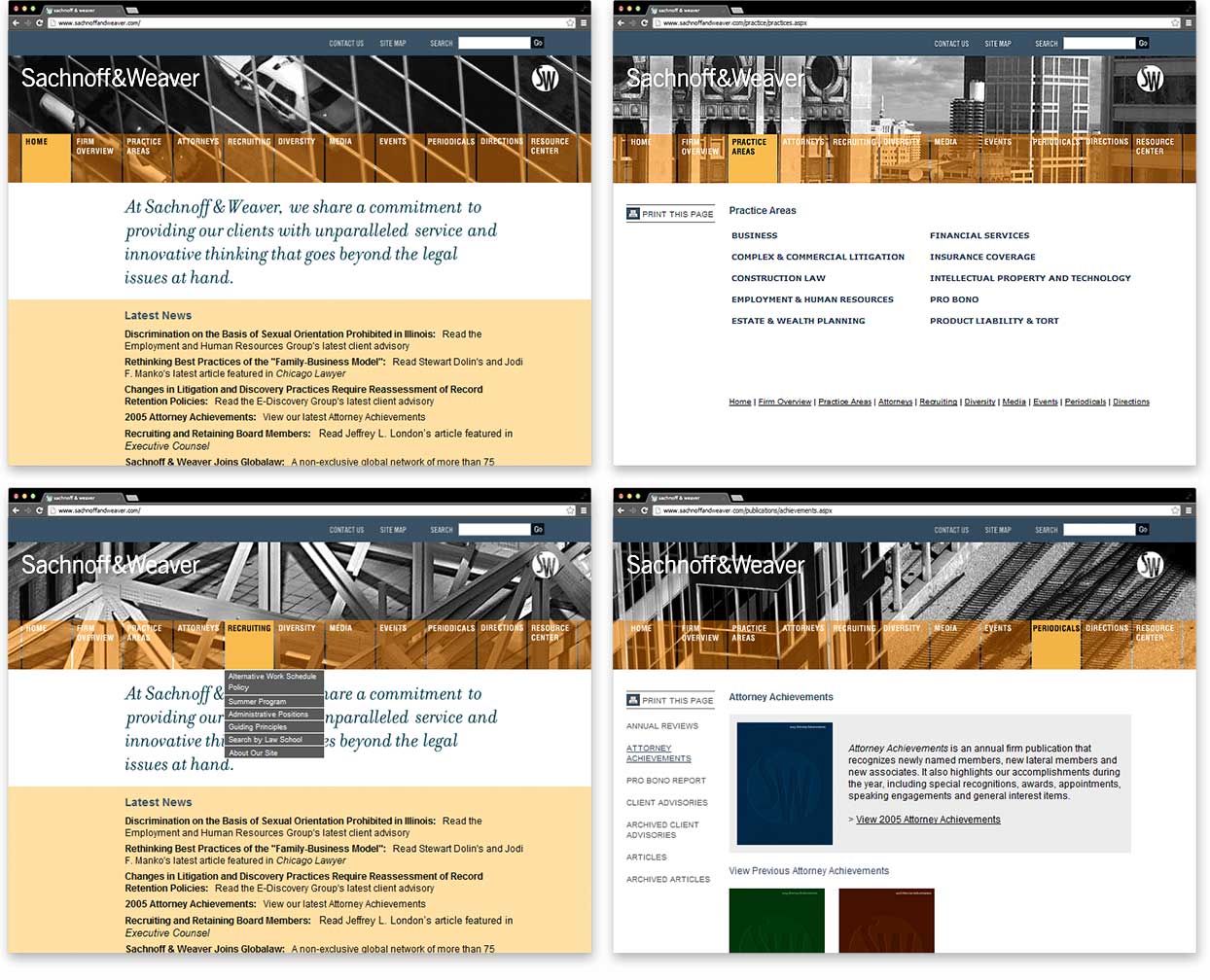 sachnoff-and-weaver_web-home.jpg Art Direction by: Bart Crosby, Crosby Associates